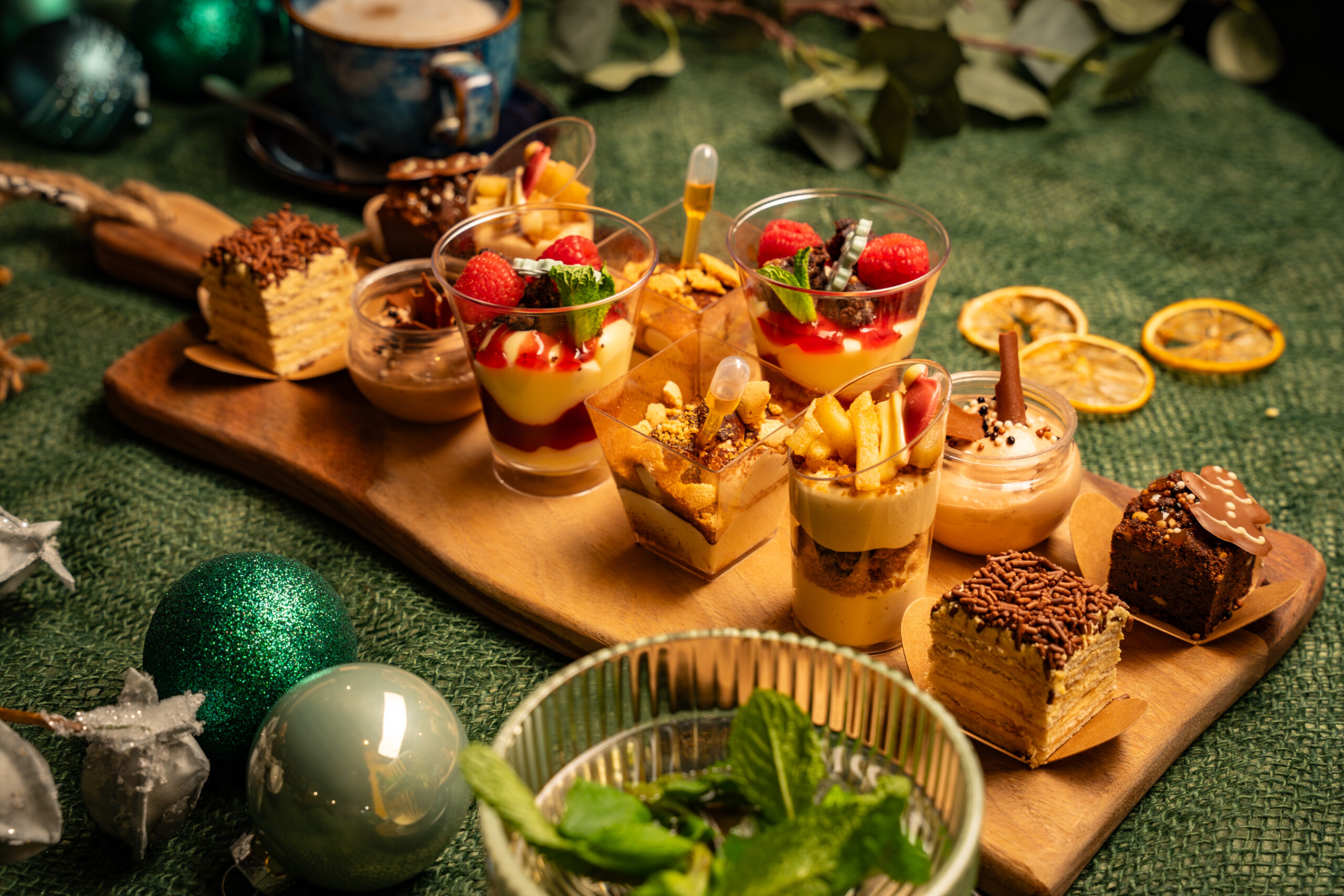 Assortiment mini dessert - Eindejaar